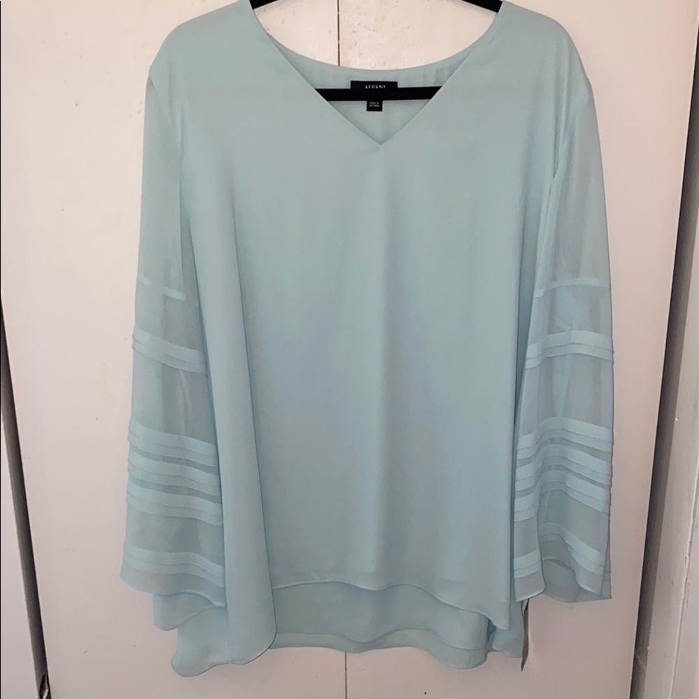 Elegant Blue Women's Top